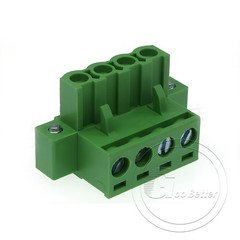 5.08mm Pitch PCB Terminal Block with Flange Screw Terminal Plugs 2-Pin to 24-Pin