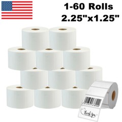 2.25″x1.25″ Direct Thermal Labels Barcode SKU 1000/Roll for Zebra Eltron Rollo
