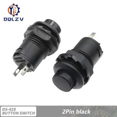 6PCS 12mm Self Lock Momentary Push Button Switch DS228 DS428 3A 125VAC Set
