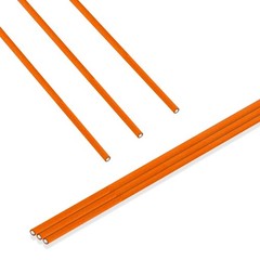 3 Pcs 18″ Silver Alloy Brazing Rods – Flux Coated Copper Solder Sticks, 56% Silv