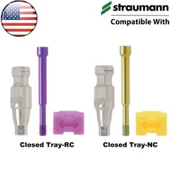 US Impression Coping Transfer For Straumann ITI Implant Open Closed Tray NC RC