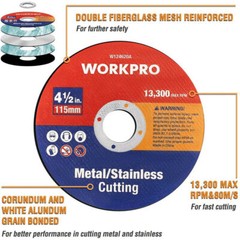 WORKPRO 10Pack Metal Grinding Wheels 20Pack Cut-Off Wheels 4-1/2×7/8-inch Wheels
