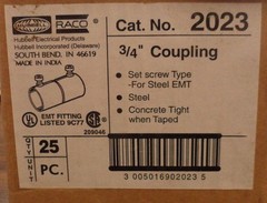 HUBBELL RACO 3/4″ COUPLING PART NUMBER 2023 (Lot of 25)
