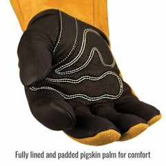 Revco Black Stallion Premium Grain Pigskin BM88 MIG Welding Gloves – Medium