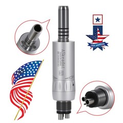 ASkeadnt Dental Low Speed Air Motor Handpiece Inner Water Spray E-type 4 Holes