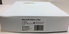 Selco S12541 Rein Kraft Folders, 1/3 Cut, 2 Fasteners, Letter, 50ct Box