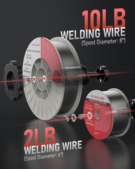 Flux Core MIG/Gas MIG/Lift TIG/Stick 4 in 1 Multi-process Welding Machine