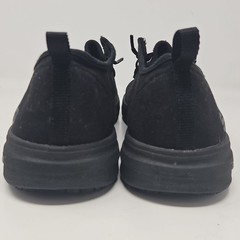 Skechers Mens Shoes Air Cooled Arch Fit Slip Resistant Safety Black Canvas Sz 12