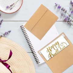 50 Pack Kraft Envelopes 4 X 6 Inch Brown Envelopes,A4 Envelopes, Card Envelopes,