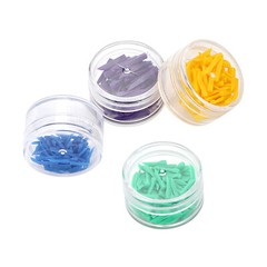Dental Disposable Wedges Plastic for Dental Fillings Tooth Gap Wedges 4 Colors