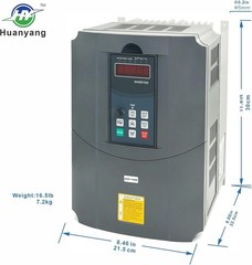 Variable Frequency Drive VFD Vector Single to 3 Phase Converter, 220VAC