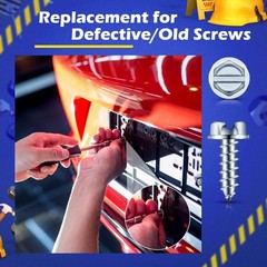 Car License Plate Screws Tornillos para Placas De Carro Tag Screws 200