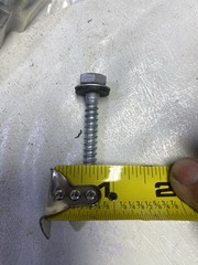 Hex 1/4”x2” Rubber Washer Head Pole Gripper Roofing Screws Galvanized Coated #10