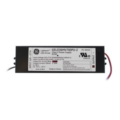 GE GELD36MV700PU-2 83432 LED DRIVER, 10-52V, 700MA, 36W, INPUT: 120/277V
