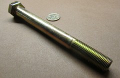 Cap Screw Bolt, PT, GRADE 8 Yellow Zinc Chromate 3/4″-16 x 7.50″ Length, 1 Pcs