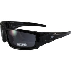 Birdz Eyewear Osprey Foam Padded Motorcycle Sunglasses Black Frame Smoke Lens