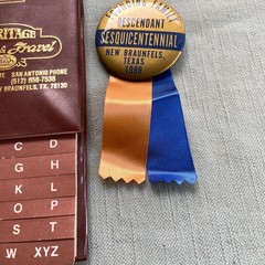 Vintage Address Book Heritage Tours Travel New Braunfels TX Founding Family Desc