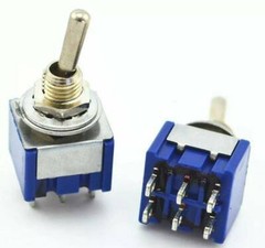 1PC/2PCS Toggle Switch 3/6/9/12PIN MTS-102/103/202/203 125V Mini Toggle Switches