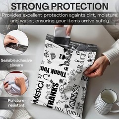 Shop4Mailers 10 x 13 Glossy Decorative Thank You 10 X 13, Multi-language