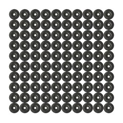 PACK 100 PREMIUM ZIRCONIA FLAP DISC SANDING GRINDING 4-1/2″ X 7/8″ 40 GRIT