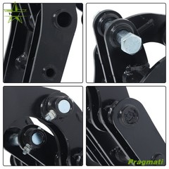 0.8 T -1.5 T Mini Excavator Attachment Grapple Wide Opening Grabber Attachment