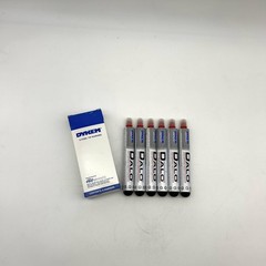 Dykem 26023 Dalo Metal Marker Red Medium Steel Ball Tip Industrial Pack of 6