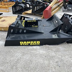 72 inch skid steer brush mower MS Attachments Cat Case Bobcat Cutter new