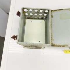 Hoffman 10″ x 8″ x 6″ Electrical Enclosure W/Back Plate Hinged Door Lot Of 3