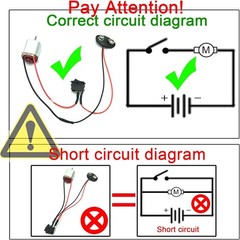 6-Set High-Speed DC Motor & Gear Kit for STEM Projects