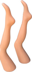 2PCS, 28″Tall Female Mannequin legs, Table Top Display, Durable PE Plastic