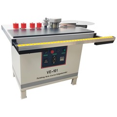 Industrial Linear Curved Edge Banding Machine 110V Speed Adjust 0.4-2mm Thicknes
