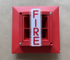 System Sensor SS-12 MA/SS-12 Multi-Tone Fire Alarm Horn Strobe 12-Volts USED