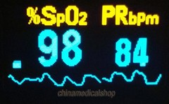 Finger Tip Pulse Oximeter Blood Oxygen SpO2 PR Monitor OLED CMS50NA Blue USA FDA