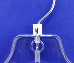 M Hanger Garment Size Marker Tag Medium Sizer 50 Pieces Retail Store
