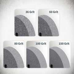 POWERTEC Bench Grinder Wheel 6 Inch 100 Grit, Aluminum Oxide Grinding Wheel f…