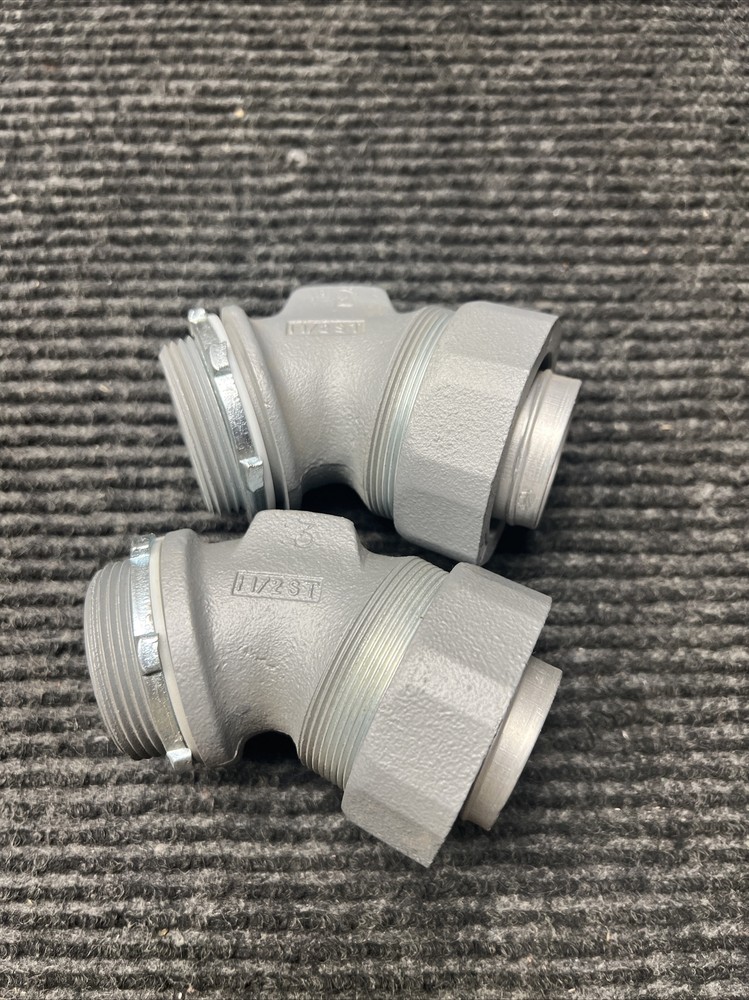 NOS Lot of 2 Appleton ST45150 1-1/2″ 45° Liquidtight Connector
