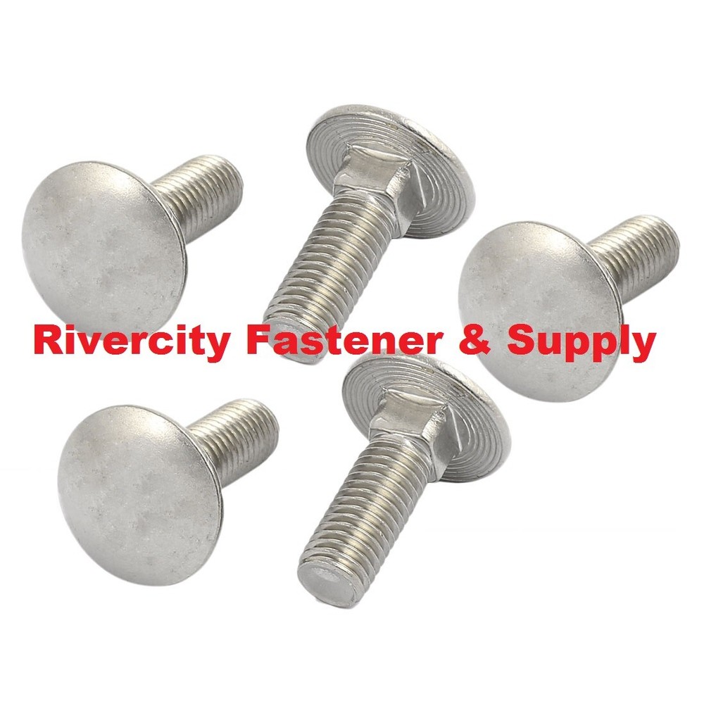 5/16-18×3/4 Stainless Carriage Bolts 5/16×18 x 3/4 Screws 5/16-18 x .75