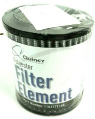 Quincy Compressor Genuine Part 110377E100 Polyester Filter Element OEM Qty 1