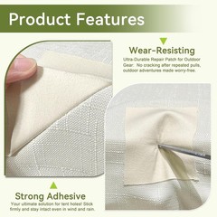 Canvas Repair Patch,Outdoor Gear Patch, 7.87×5.9 Inches 8PCS,Waterproof Self-…
