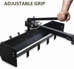 42″ Heavy Duty Tow-Behind Box Scraper, Tractor Grader Blade Attachment for ATV