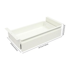 Under Desk Mounted Sliding Pull-out Drawer, Storage Organizer, Pull-out Drawer