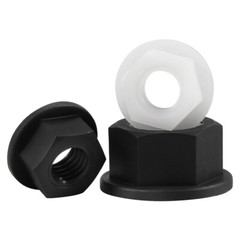 Plastic Flange Nut Nylon Hex Nuts Anti-Slip Metric M3 M4 M5 M6 M8 M10 M12