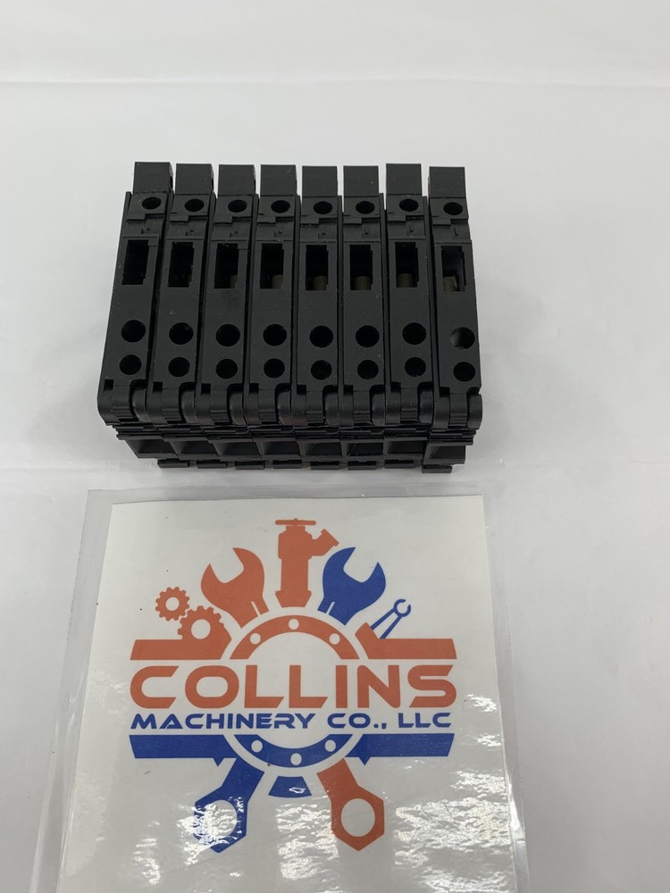 8-Entrelec ML 10/13.SF Fuse Holder Terminal Block 25A 600V w/Bussmann MDA5A Fuse