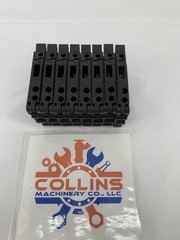 8-Entrelec ML 10/13.SF Fuse Holder Terminal Block 25A 600V w/Bussmann MDA5A Fuse