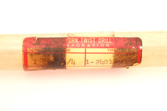 New York Twist Drill 3/4″ HSS Long Series 120° 2-FL #1-2401-0750 NOS USA
