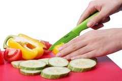 Ozeri Elite Chef 17-Piece Stainless Steel Knife & Cutting Mat Set, in Color