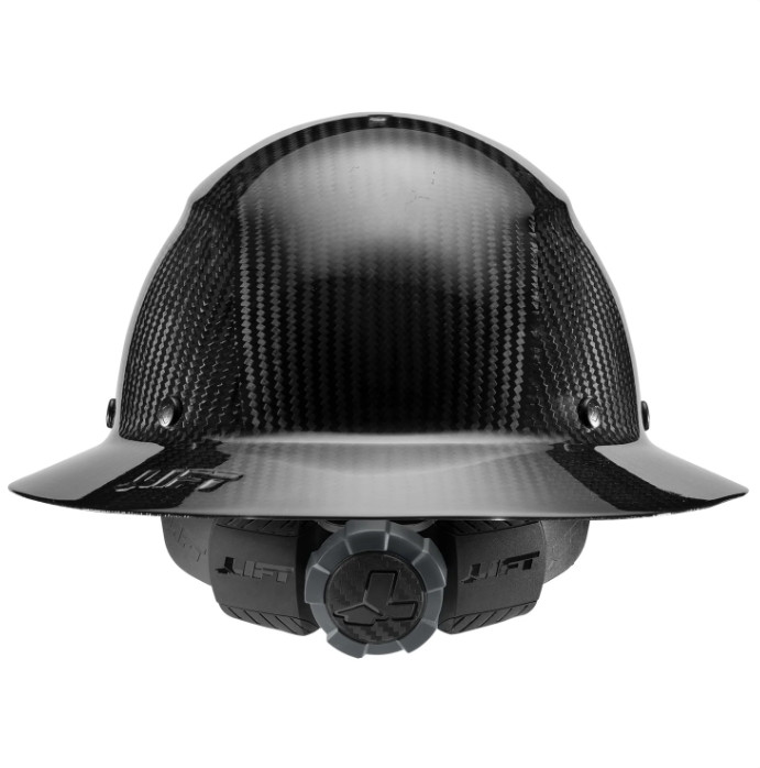 LIFT Safety DAX Carbon Fiber Hard Hat Full Brim ANSI Type 1 Class C Safety Helme