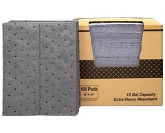 LAUCO Heavyweight Universal Oil Absorbing Pads (Grey) 10 inch x13 inch – Pack
