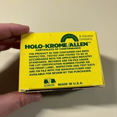 Holo-Krome 5/16-18×3/8” Socket Button Head Cap Screws Black 64052 New 100ct #2