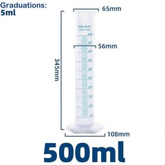 500Ml Measuring Cylinder Graduated Cylinder Plastic,500Ml Measuring Cylinder …